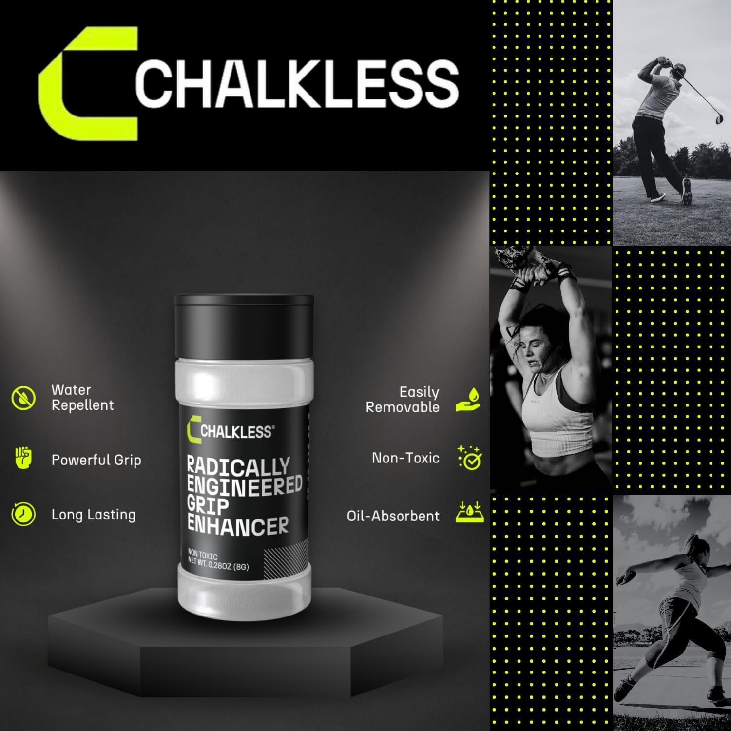 Chalkless Radically Engineered Grip Enhancer 8g