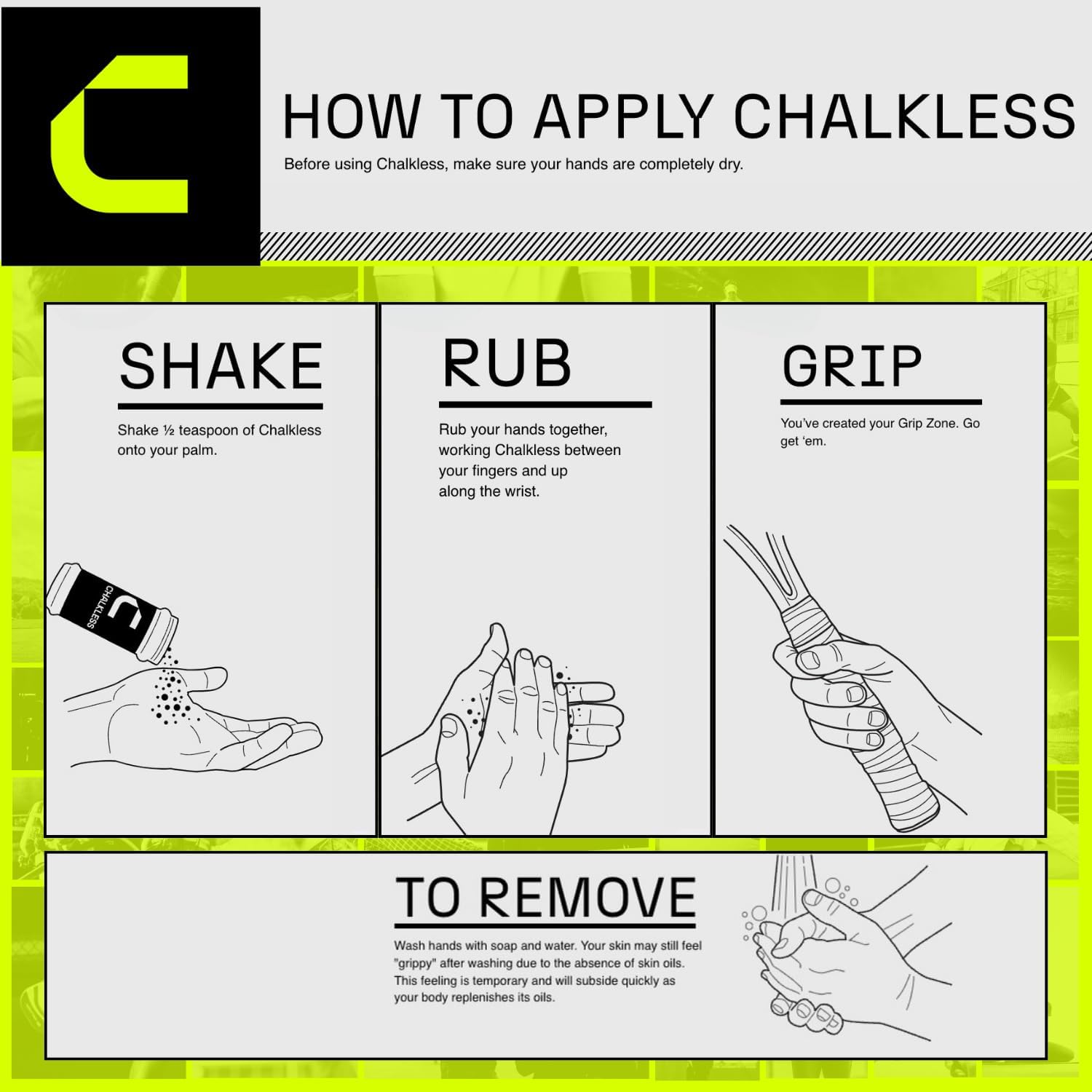 Chalkless Radically Engineered Grip Enhancer 8g