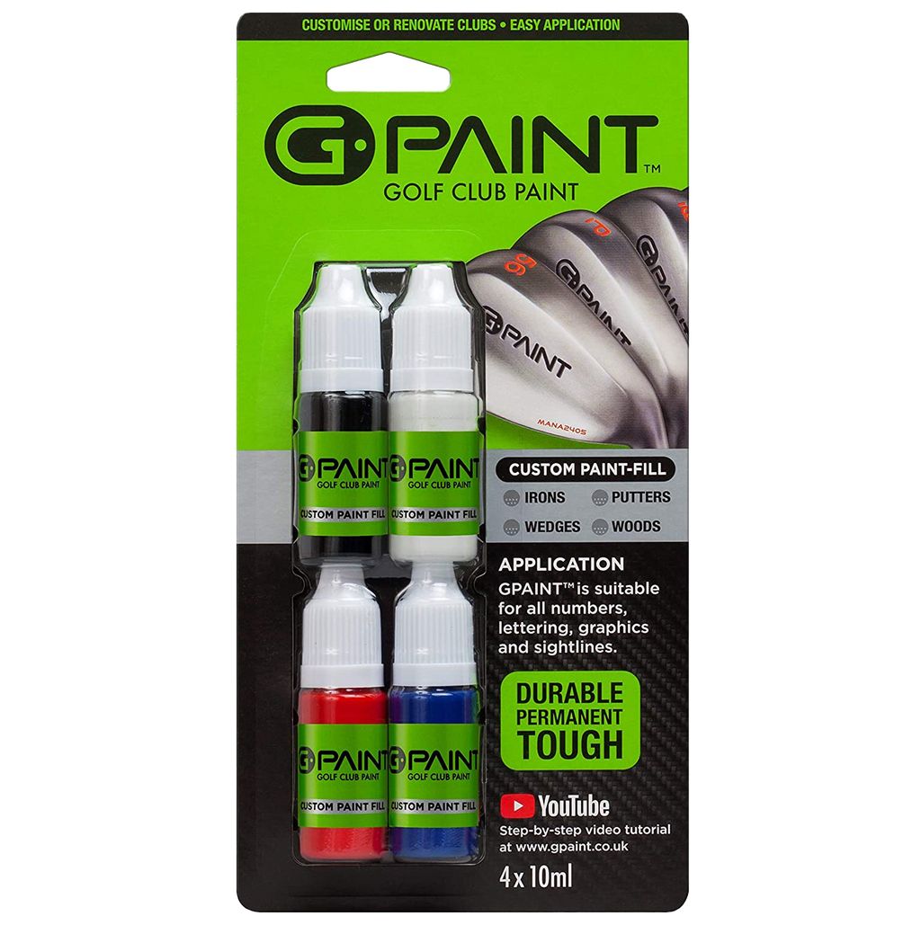 G-Paint 4-Pack (White, Black, Red, Blue)