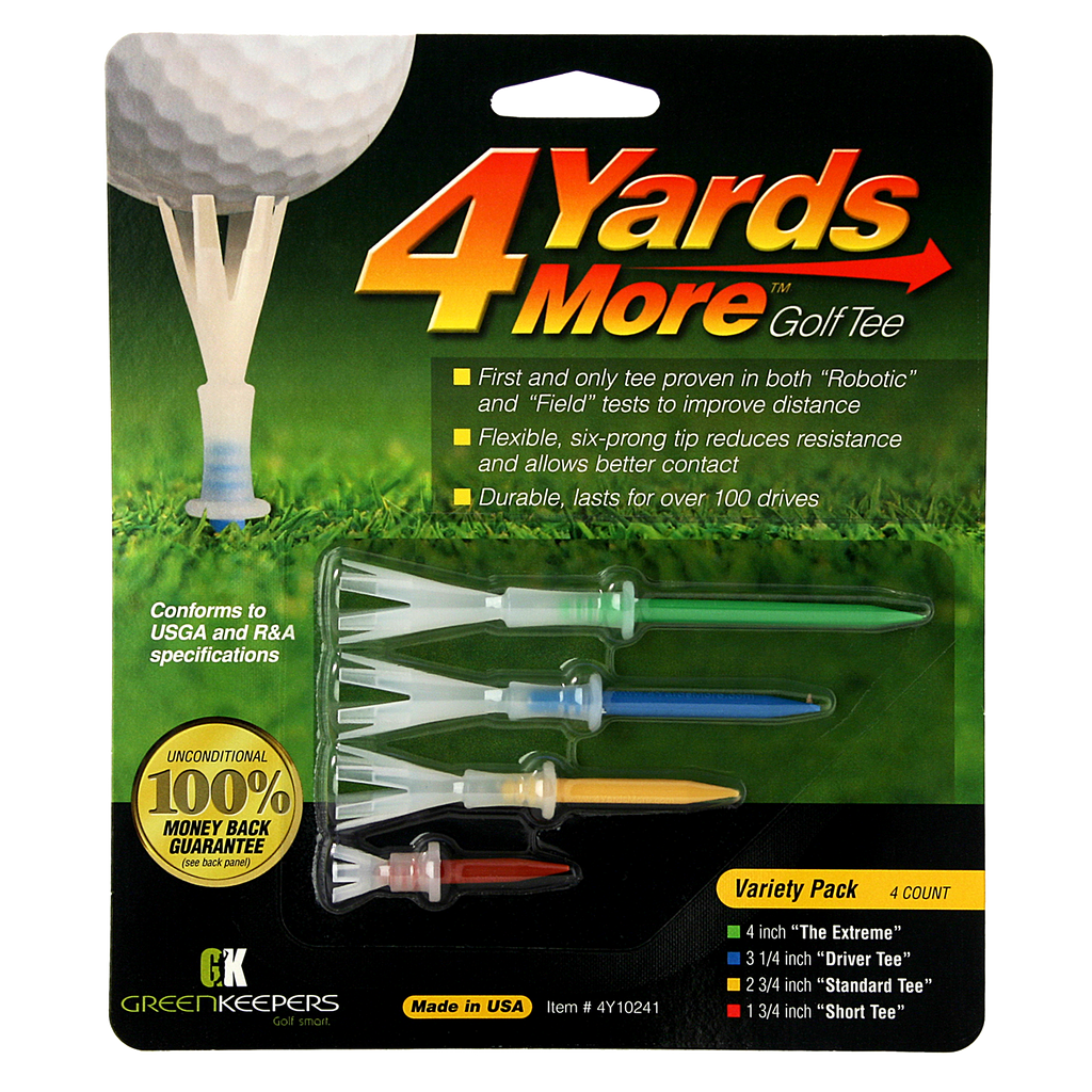4 Yards More Golf Tees