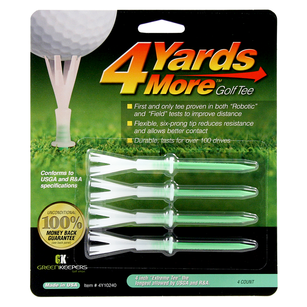 4 Yards More Golf Tees