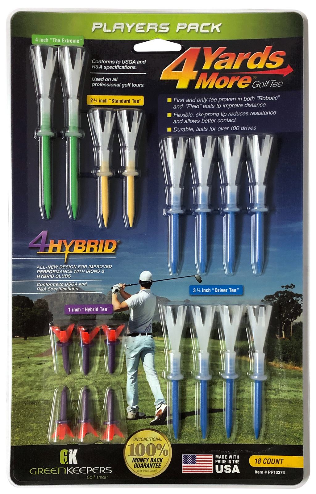 4 Yards More Golf Tees
