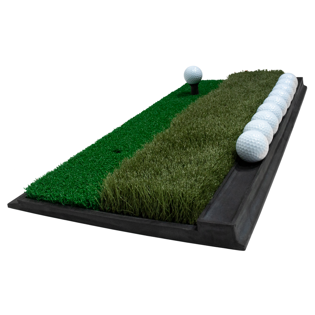 F4 Dual Surface Hitting Mat with Ball Tray