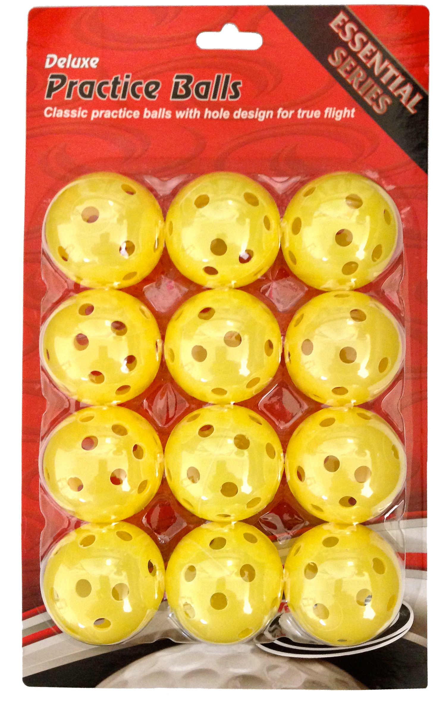 Deluxe Practice Golf Balls - 12 Pack