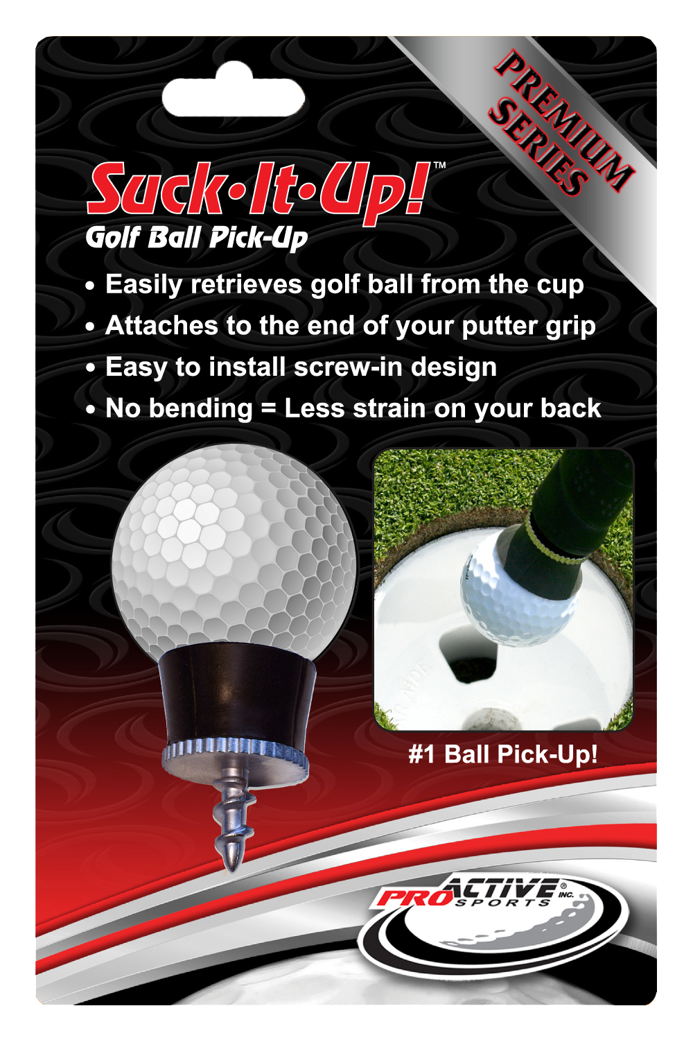 Suck-It-Up Golf Ball Pick Up