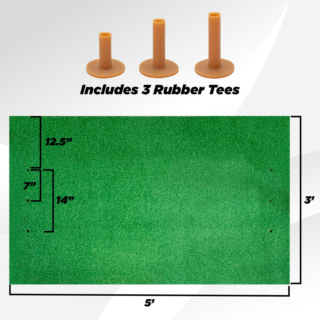 The Mat People 3' x 5' Nylon Turf Hitting Mat
