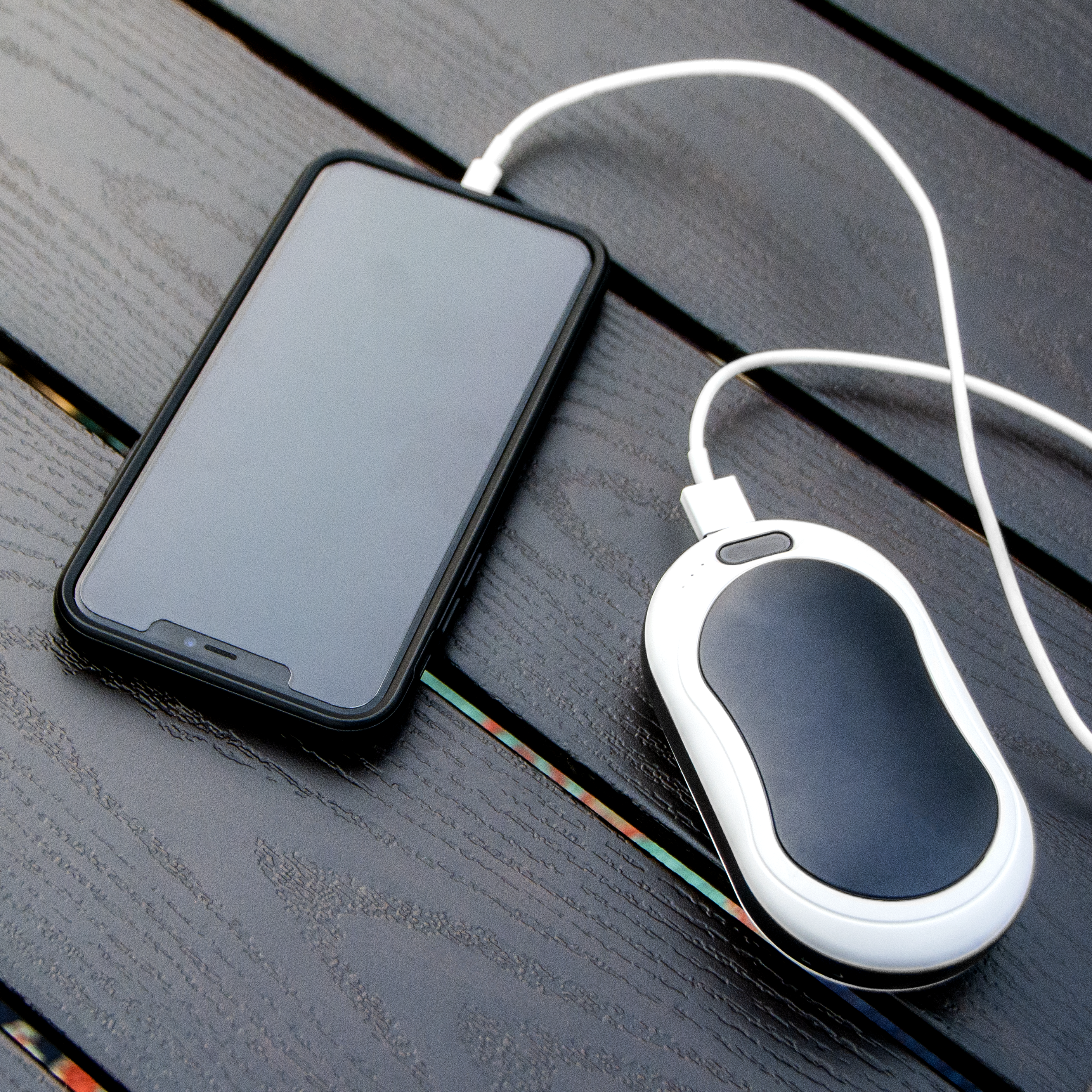 Rechargeable Hand Warmer w/ USB Power Bank