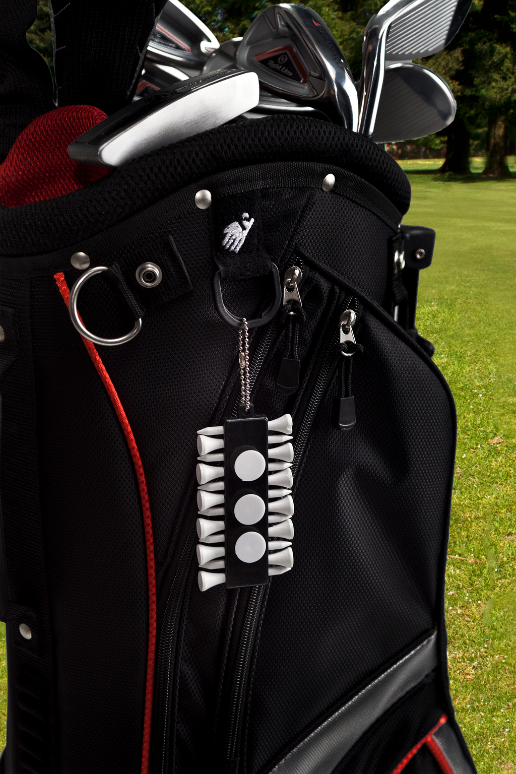 Tee Holder w/Ball Marker and Tees