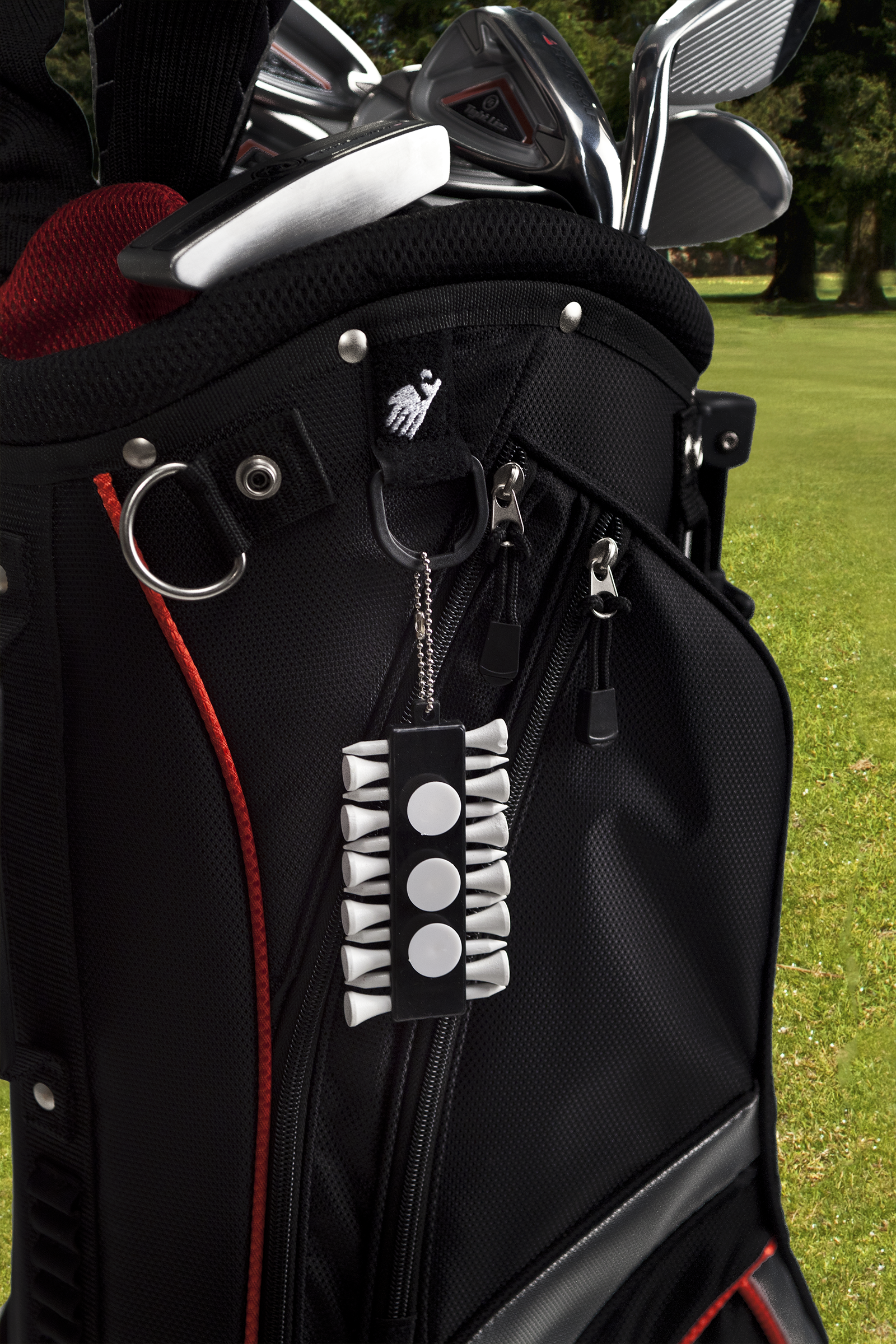 Tee Holder w/Ball Marker and Tees