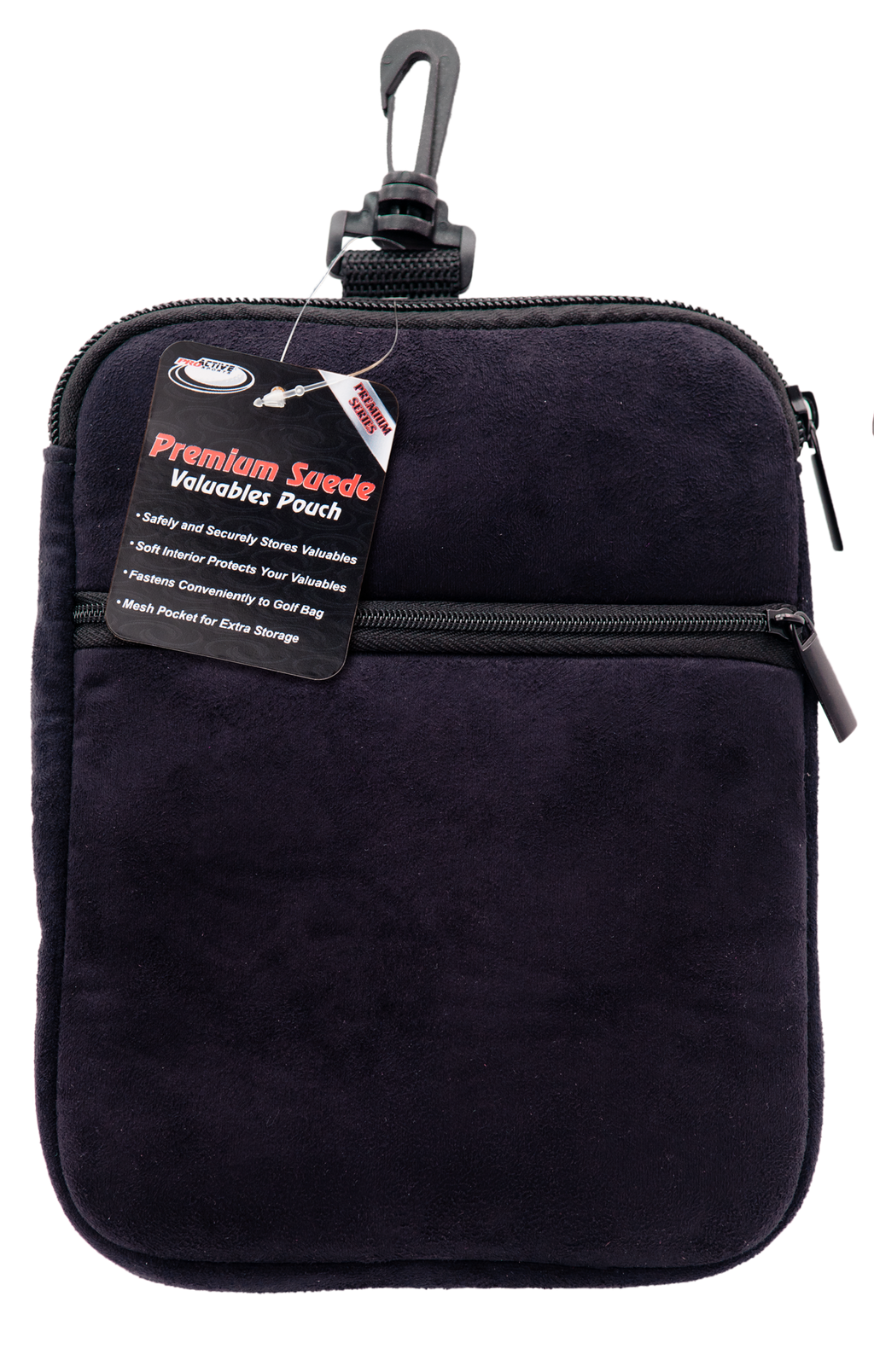 Premium Microfiber Suede Valuables Pouch