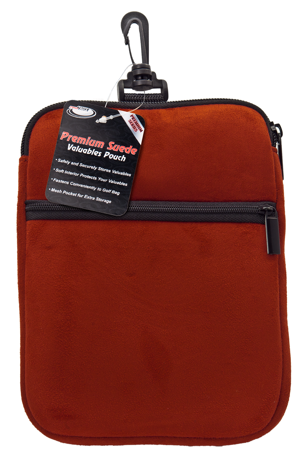 Premium Microfiber Suede Valuables Pouch