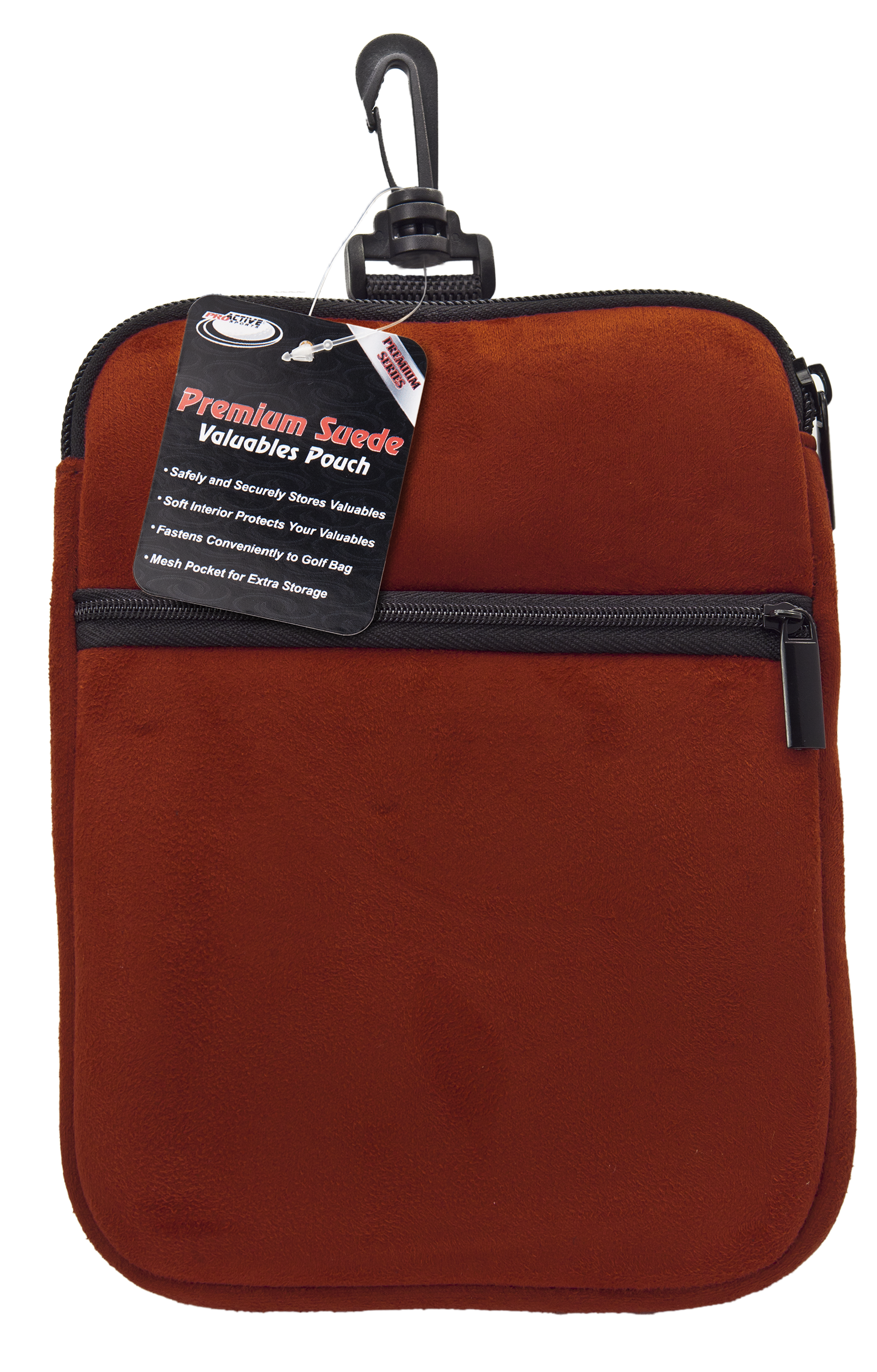 Premium Microfiber Suede Valuables Pouch