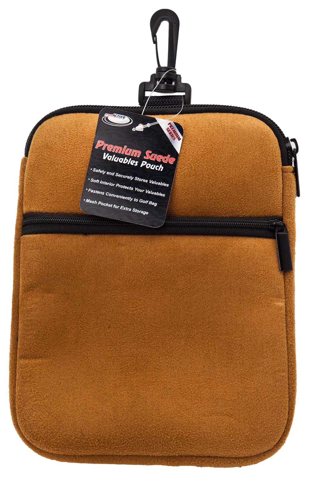 Premium Microfiber Suede Valuables Pouch