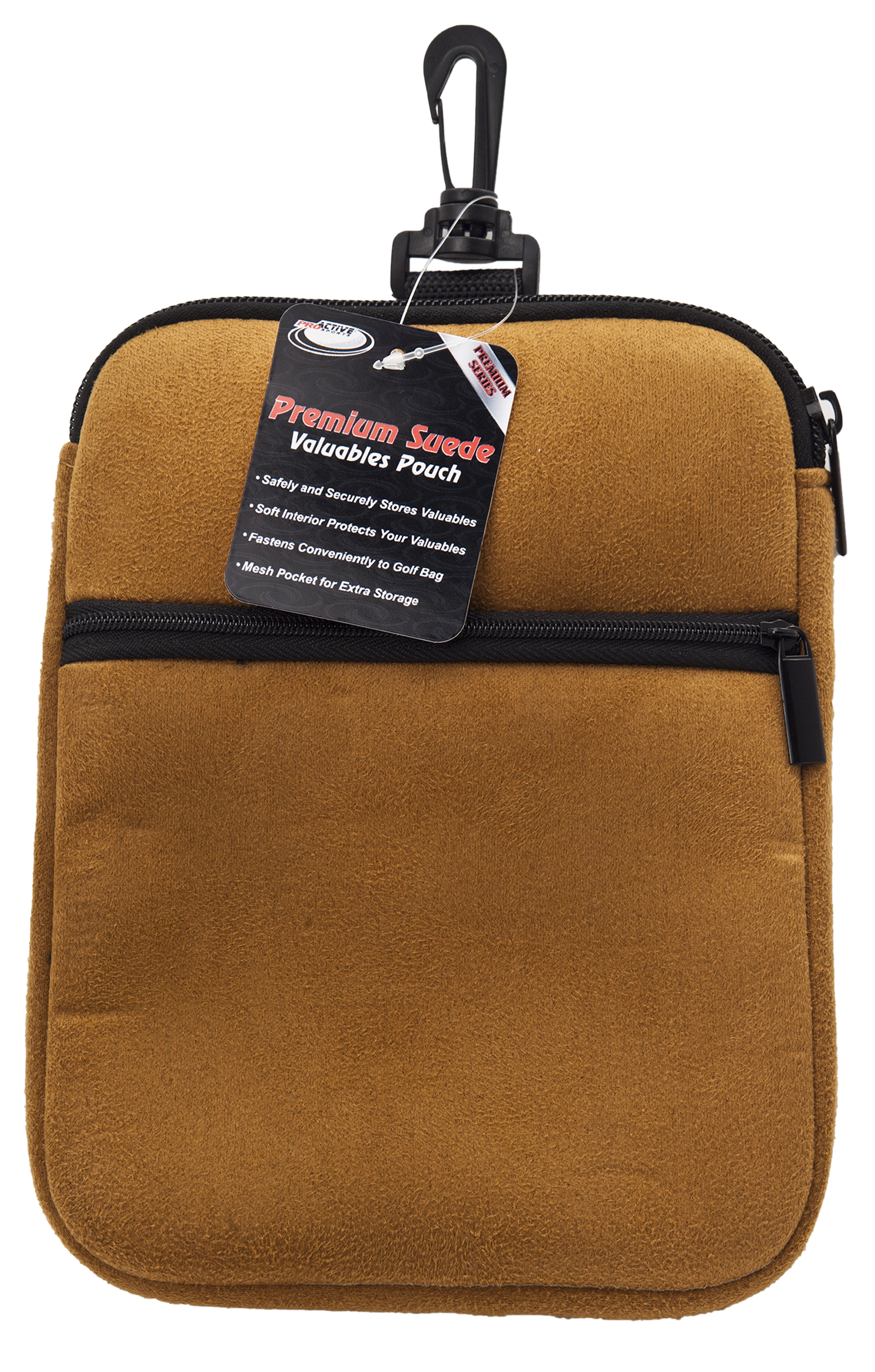 Premium Microfiber Suede Valuables Pouch