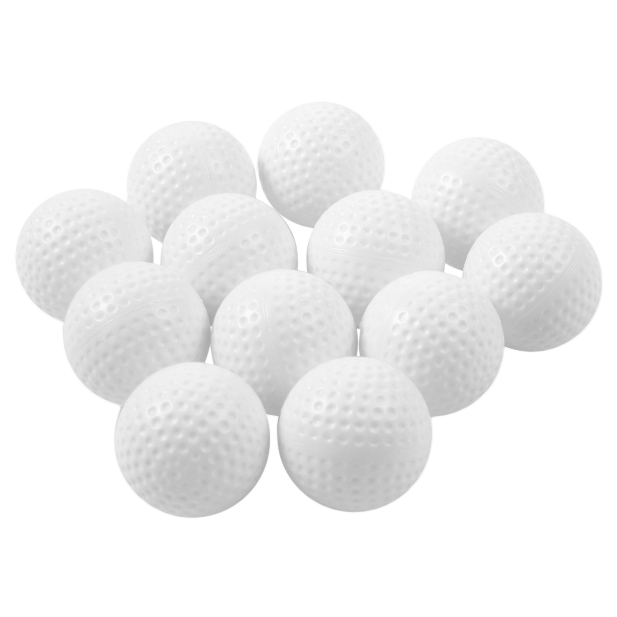 Deluxe Dimpled Practice Golf Balls - 12 Pack
